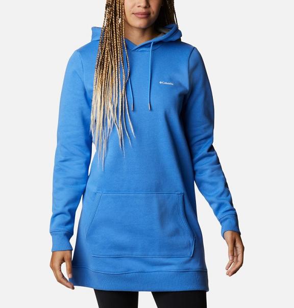 Columbia Rush Valley Hoodies Blue For Women's NZ39841 New Zealand